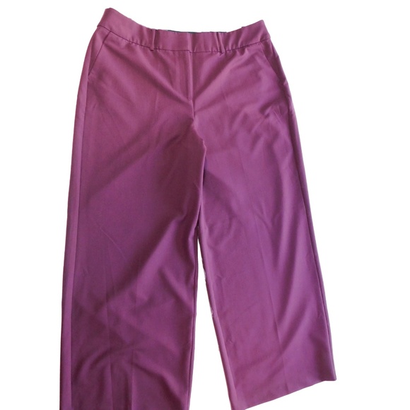 NWT Lane Bryant Perfect Drape High-Rise Wide Leg Pant - Size 18, Burgundy - Picture 10 of 10